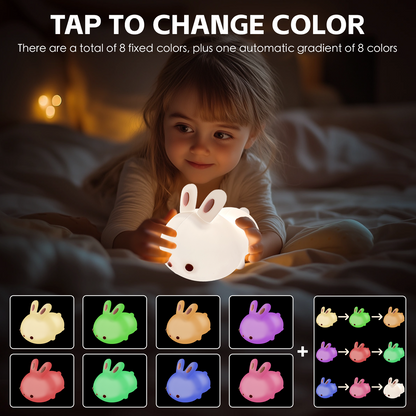 Squishy Cute Bunny Night Light - Image 5
