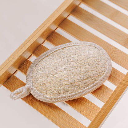 6 pcs Clevinger Eco Oval Facial Exfoliating Loofah – Biodegradable Skin Exfoliation Pads - Image 3