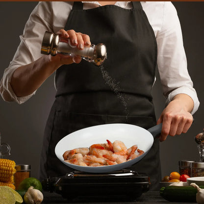 CLEVINGER 28CM NON-STICK SAUTE PAN WITH LID - Image 5