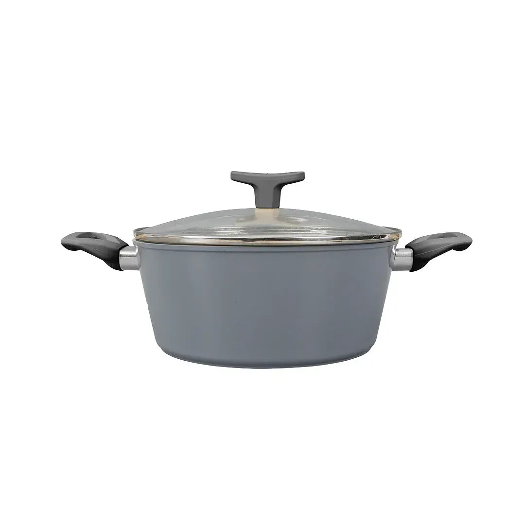 CLEVINGER 24CM NON-STICK CASSEROLE WITH LID