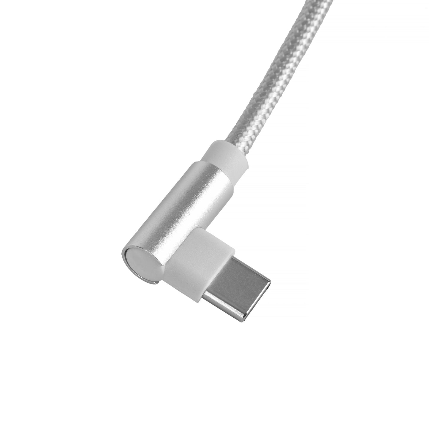 1M USB A to USB C Right Angle 90 Degree L Shape Fast Charging Cable - Image 2