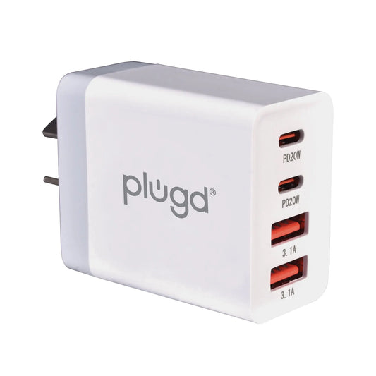 4 PORT  WALL CHARGER USB C+USB A