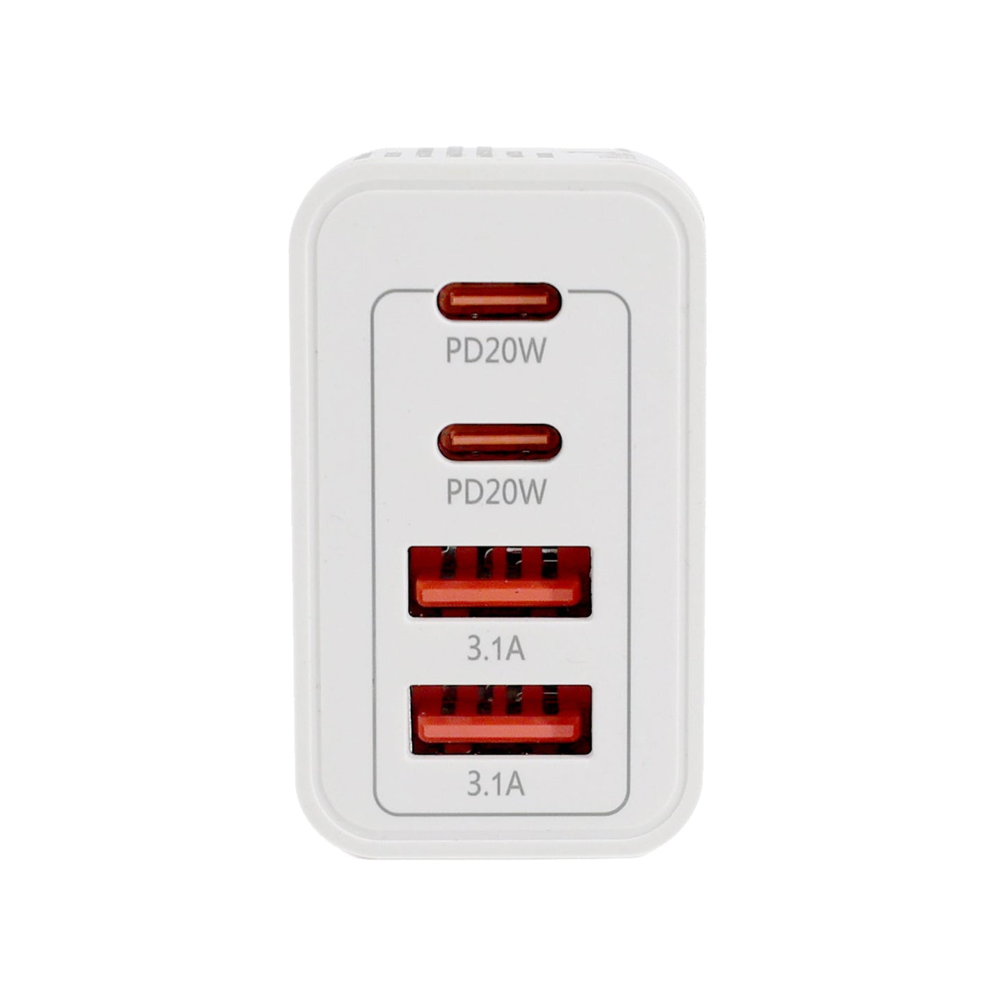 4 PORT  WALL CHARGER USB C+USB A - Image 2