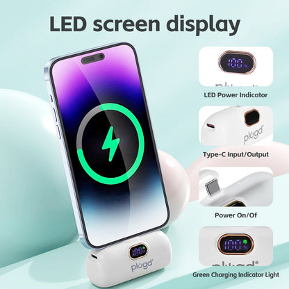 5000mAh 18.5W Mini USB-C Fast Charge Power Bank - Image 2