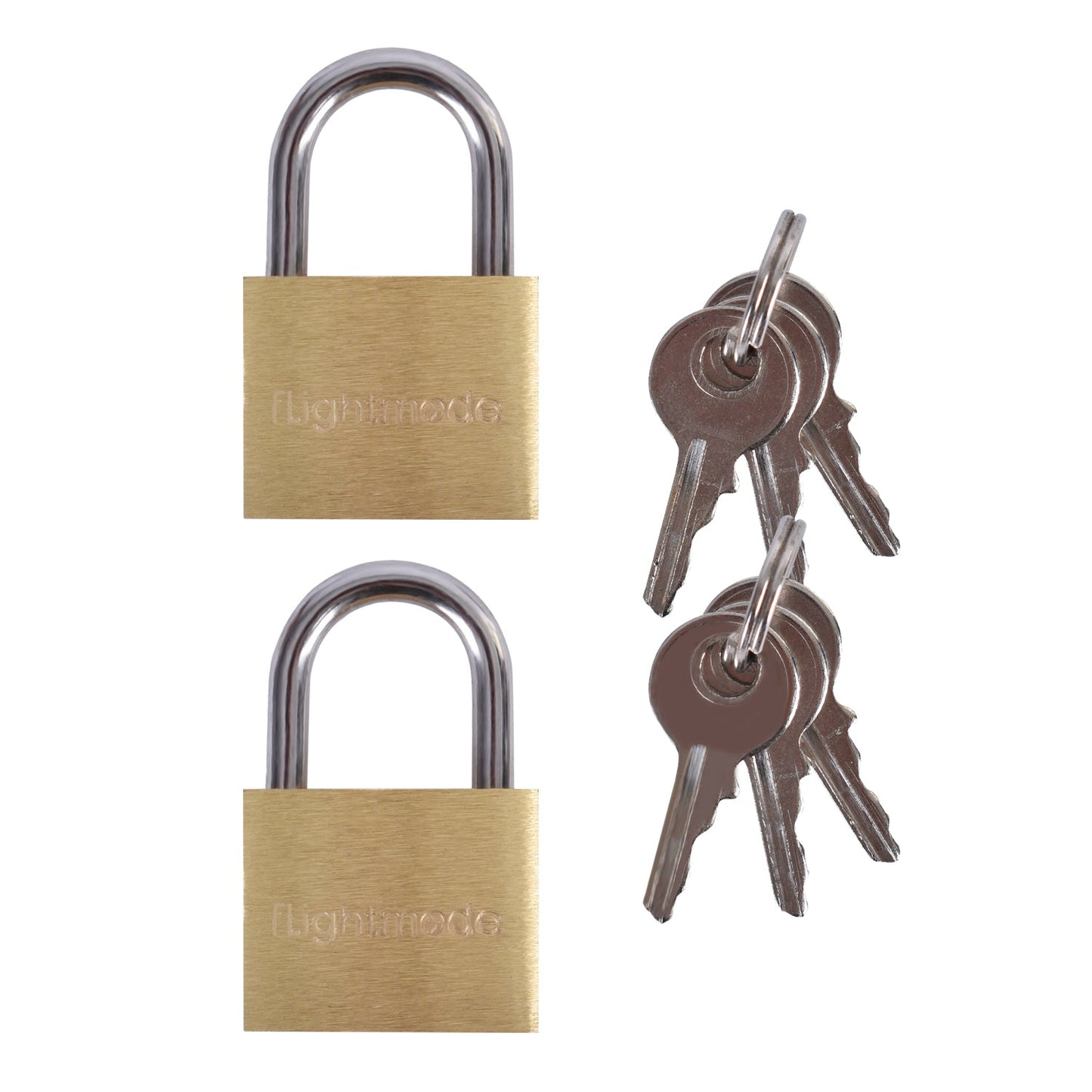 4 Pcs Flightmode Brass Padlock - Image 3