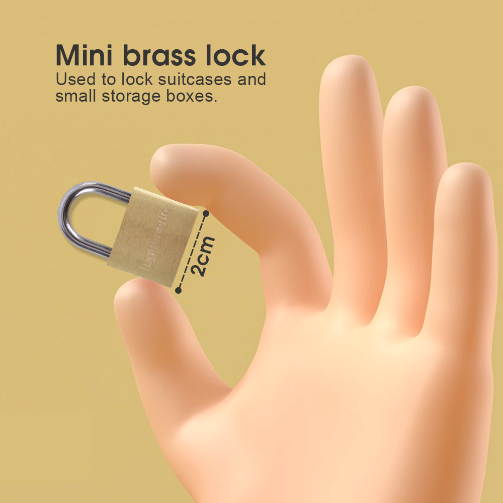 4 Pcs Flightmode Brass Padlock - Image 5