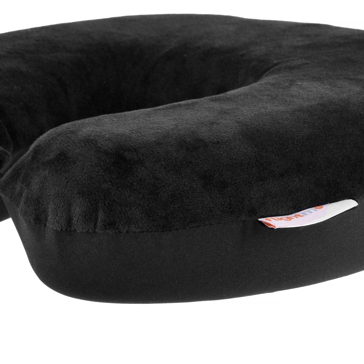 Deluxe Memory Foam Travel Pillow Black - Image 2