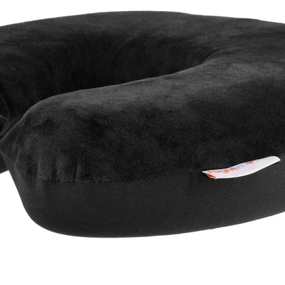 Deluxe Memory Foam Travel Pillow Black - Image 2