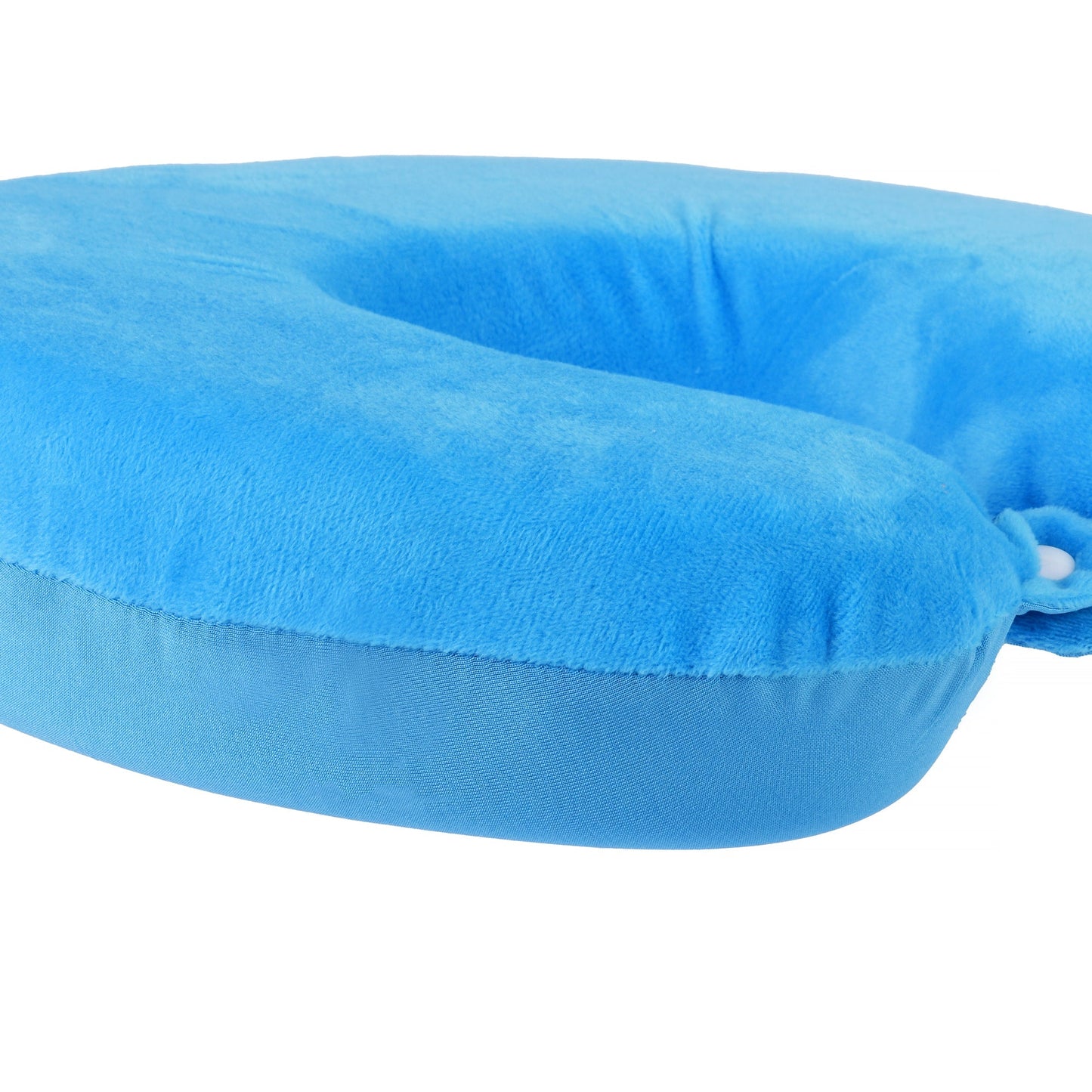 Deluxe Memory Foam Travel Pillow Blue - Image 2