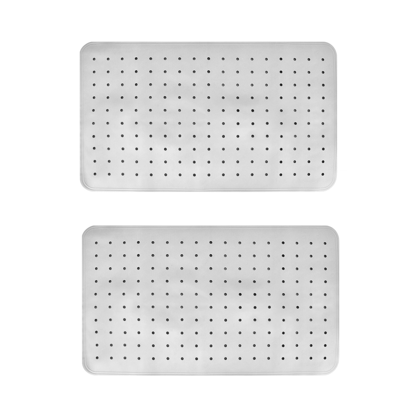 2Pack 70×40 cm Anti‑Slip Grip Shower Mat Quick‑Dry Bath Mat with 100+ Suction Cups - Image 3