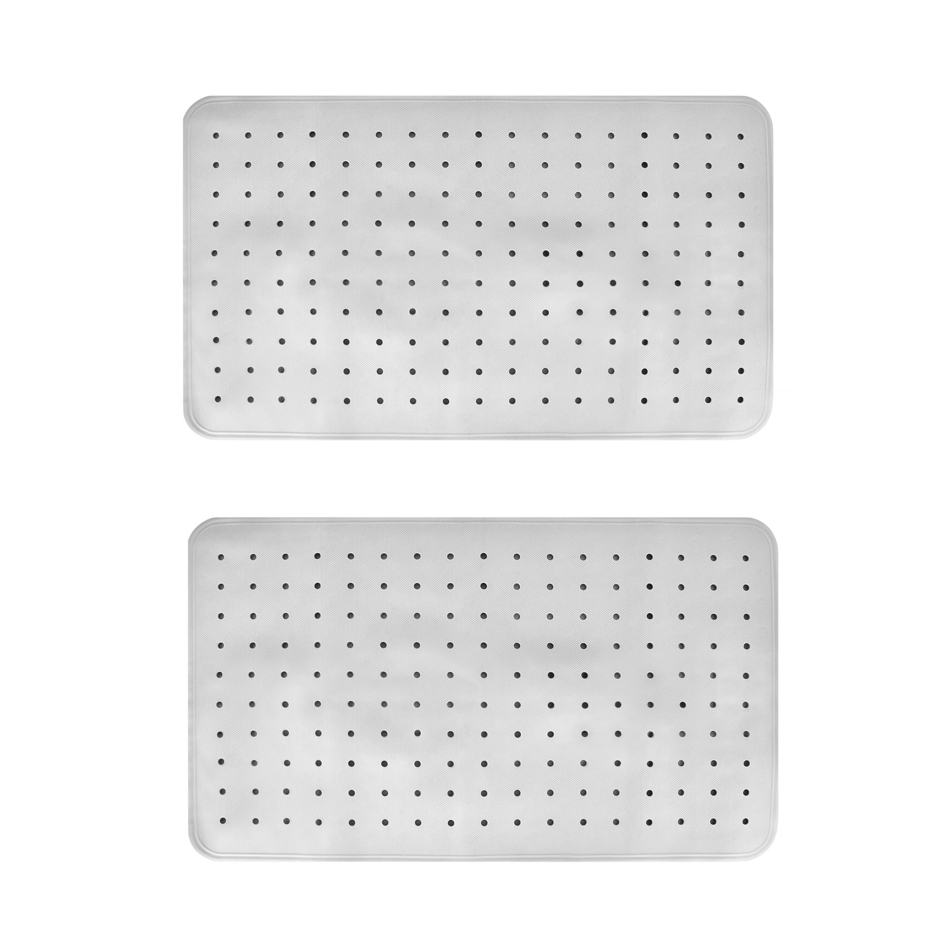 2Pack 70×40 cm Anti‑Slip Grip Shower Mat Quick‑Dry Bath Mat with 100+ Suction Cups - Image 3