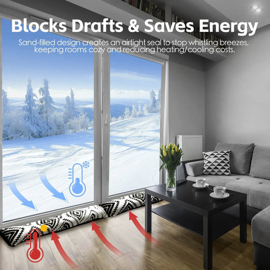 2 Pcs Door Window Draught Stopper - Image 3