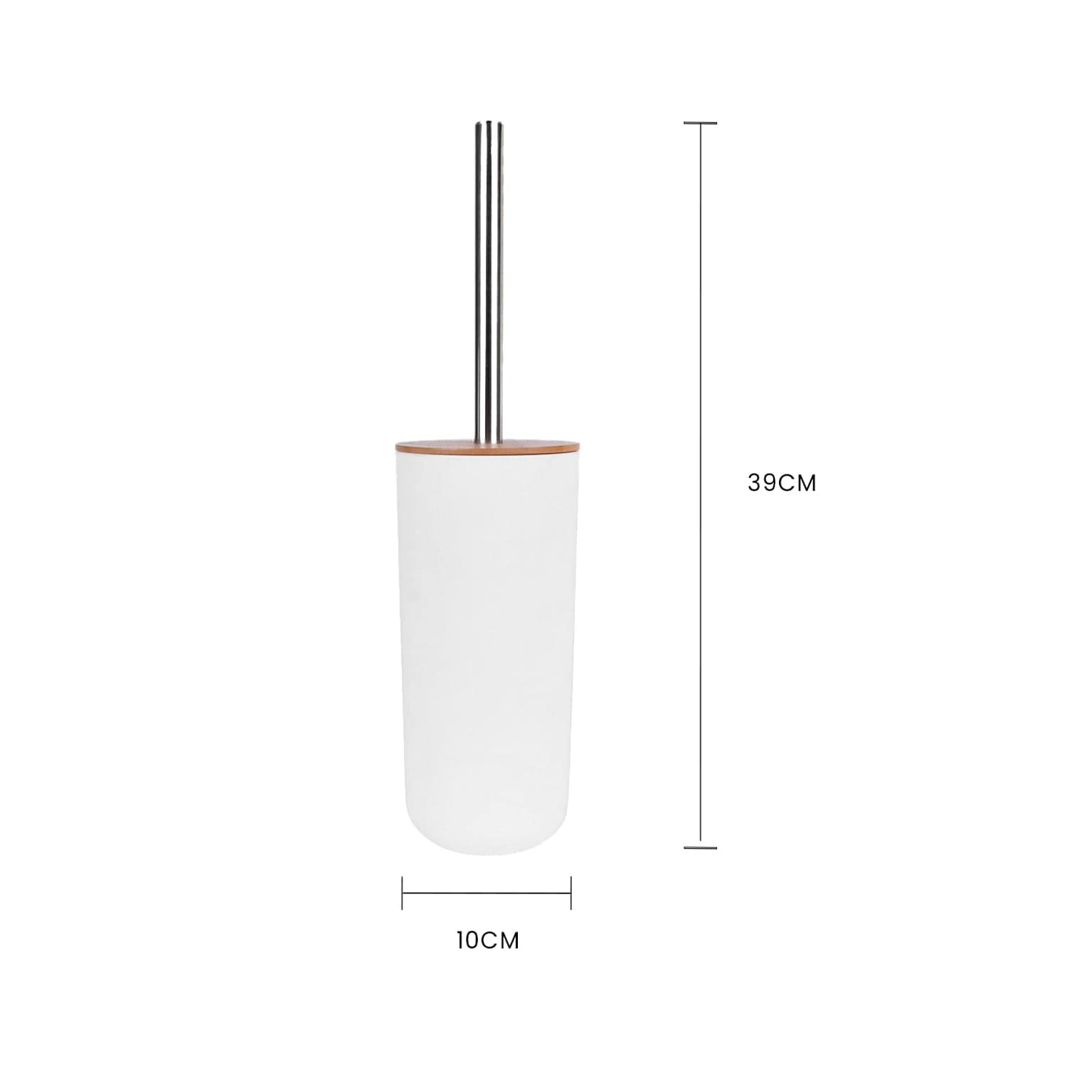 Bamboo Lid Toilet Brush - Image 3