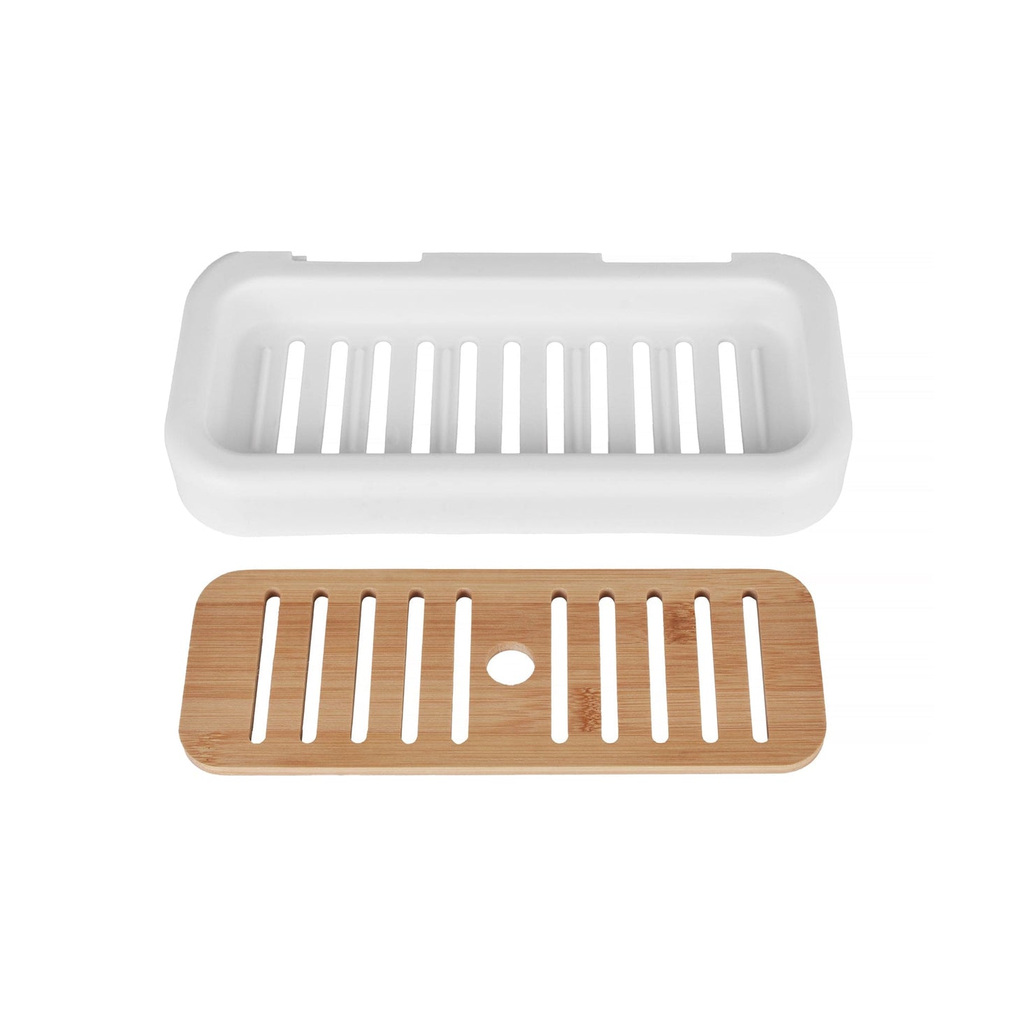 Bamboo Rack Shower Wall Caddy - Image 2