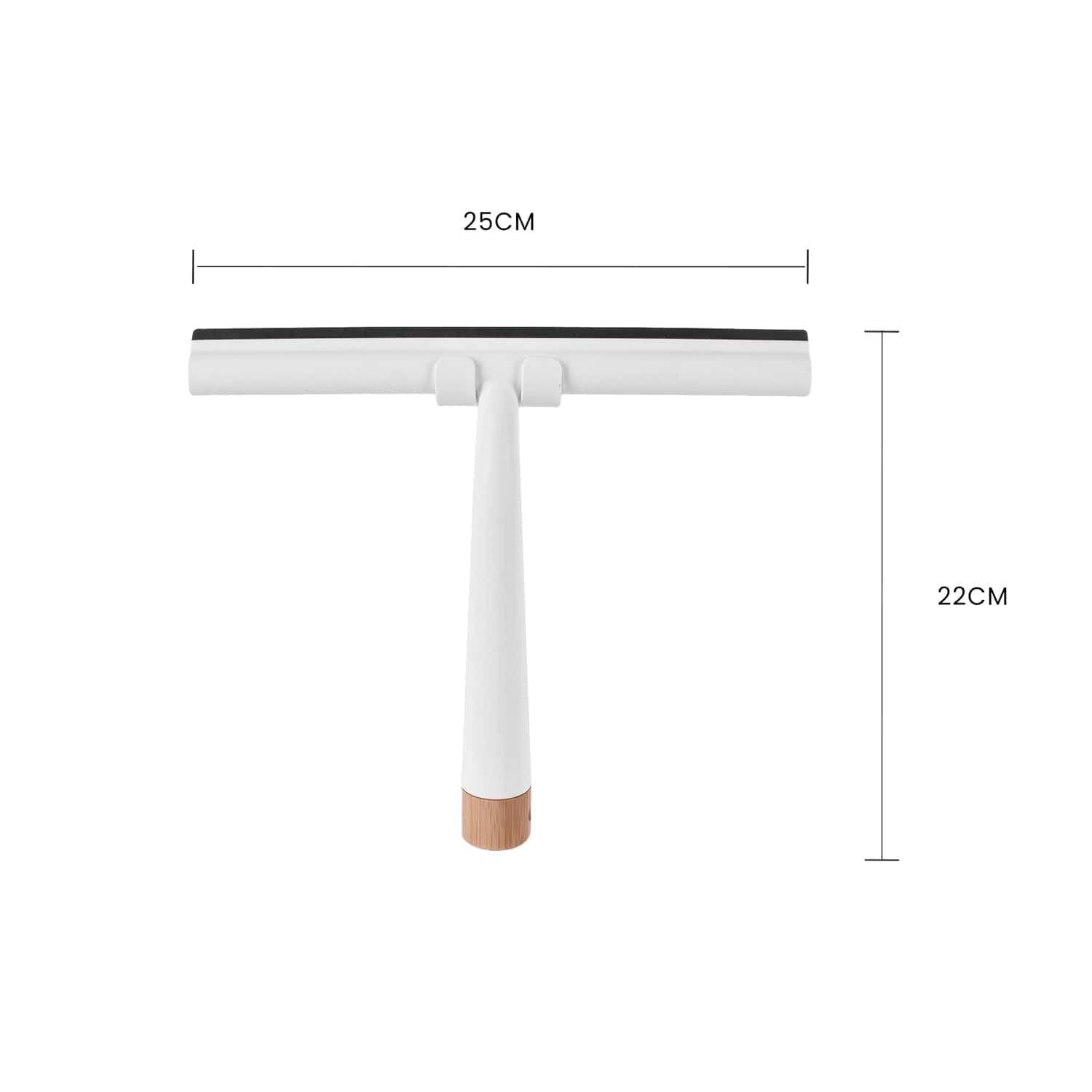 Bamboo Base Shower Squeegee with Holder - Image 3