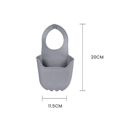 2 pcs Sink Caddy Silicone Sponge Rack – Adjustable Silicone Kitchen Sink Organizer - Image 4