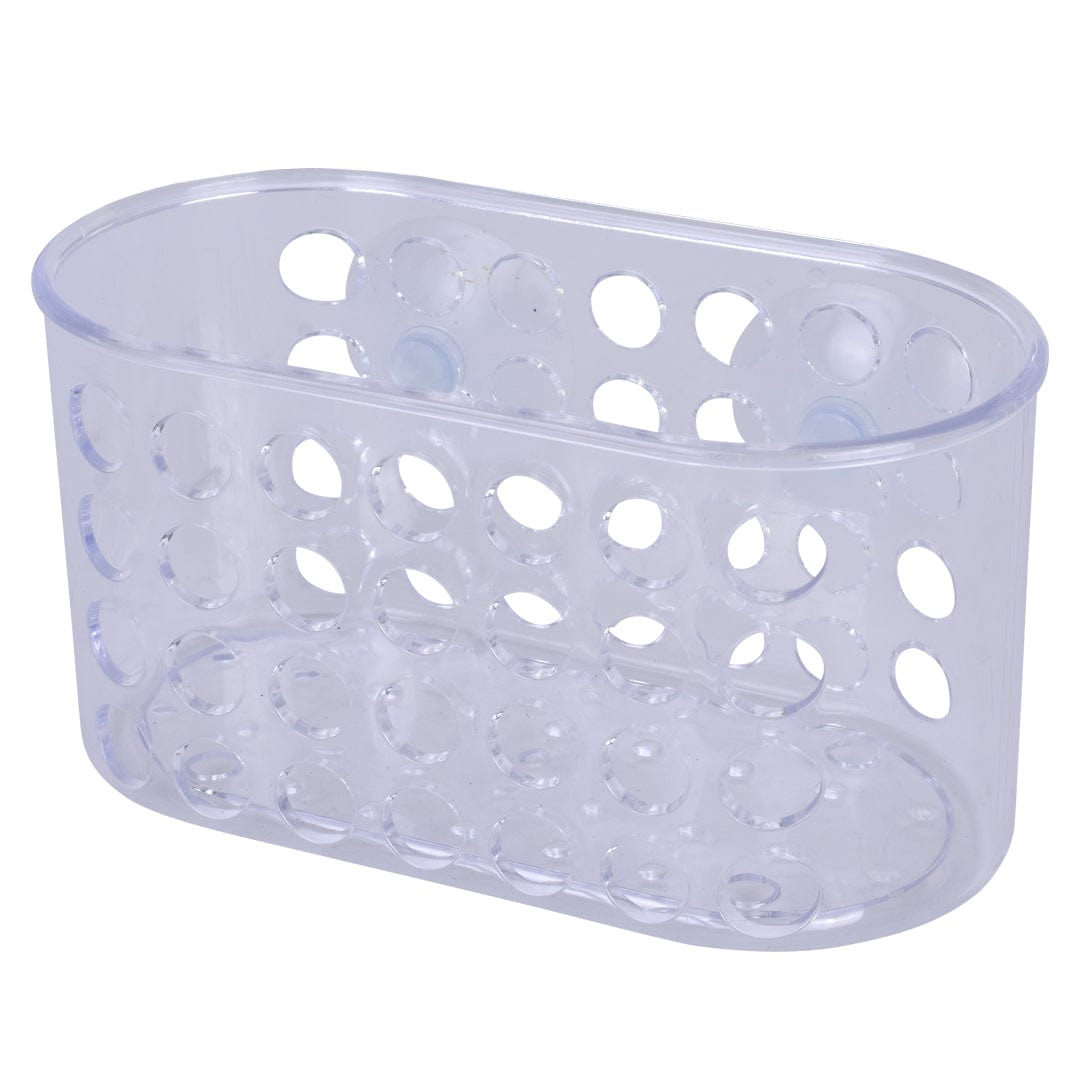 Small Shower Basket Soap Holder Kitchen Organizer with Suction Cups - Image 4