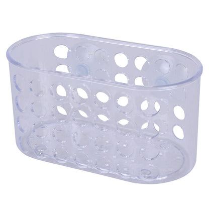 Small Shower Basket Soap Holder Kitchen Organizer with Suction Cups - Image 4