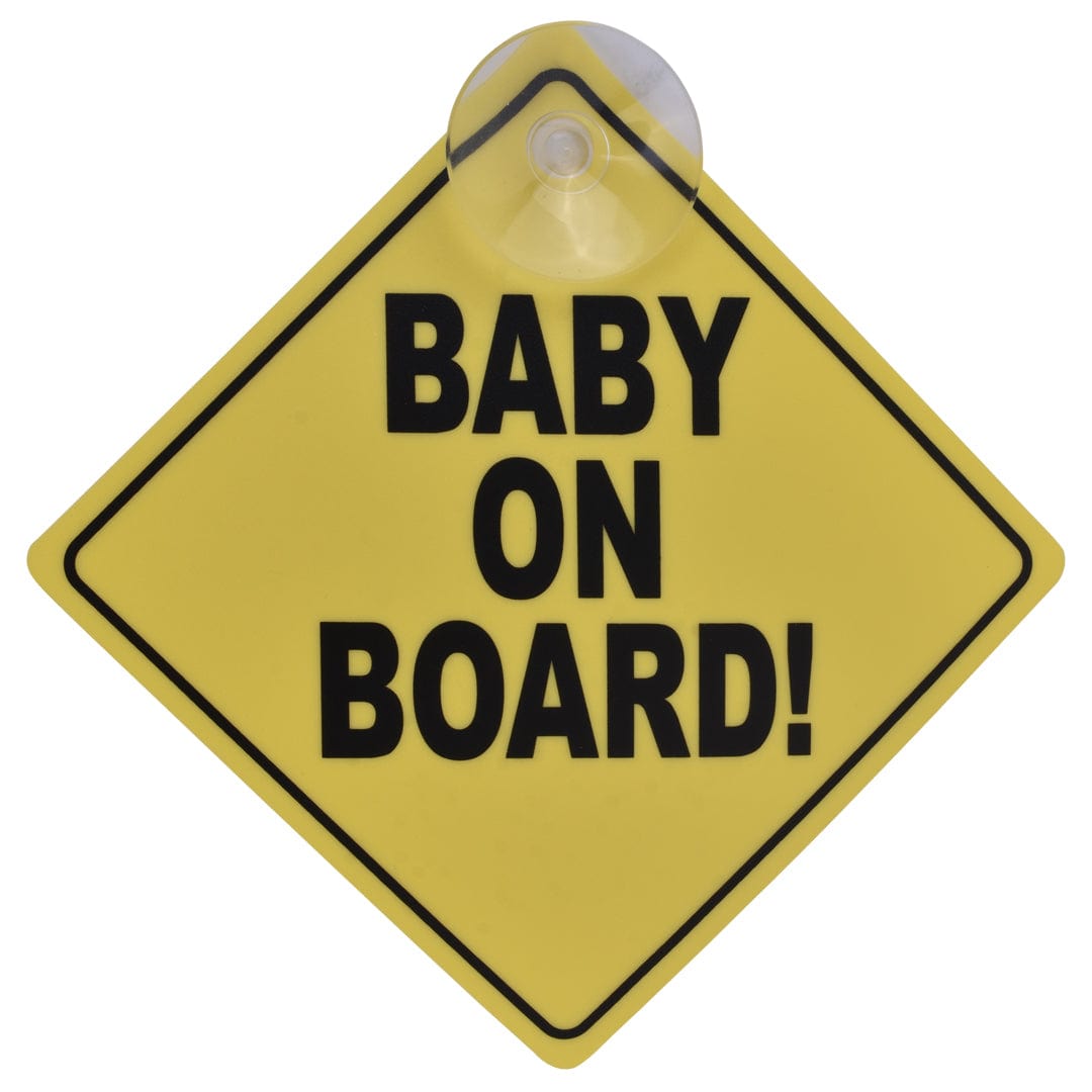 2 Pcs Baby On Board Car Safety Sign 13x13cm - Image 4