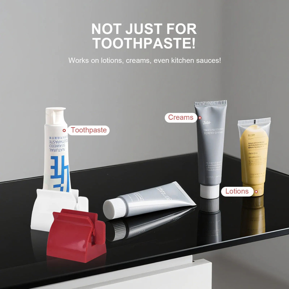 2Pcs Toothpaste Rolling Dispensers Squeezer - Image 3
