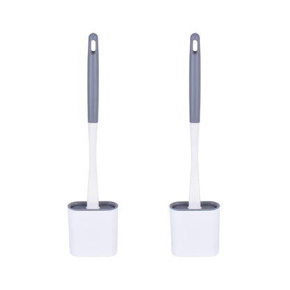 2 Pcs Toilet Brush Set