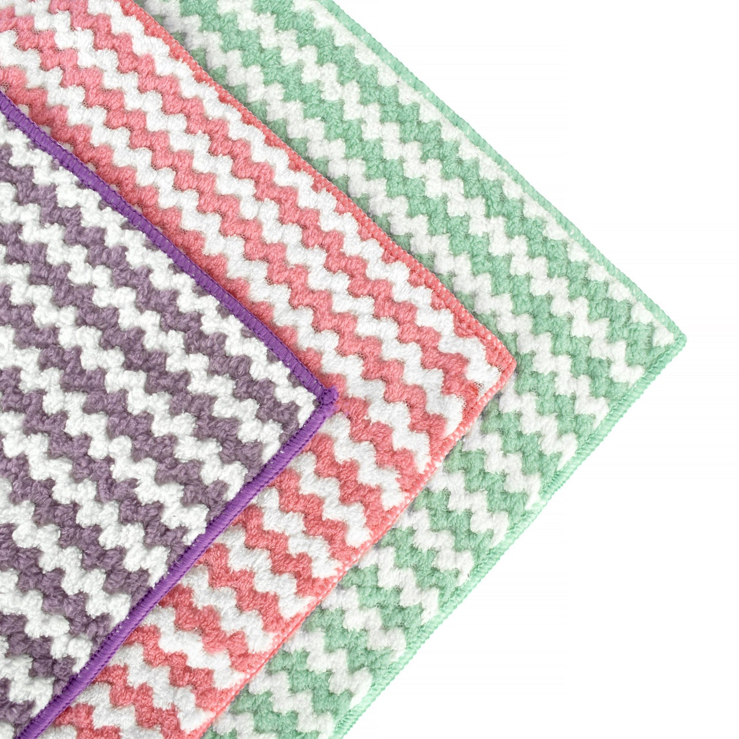 10 Pcs Super Absorbent Reusable Microfibre Cleaning Cloths 30 x 30 cm - Image 5