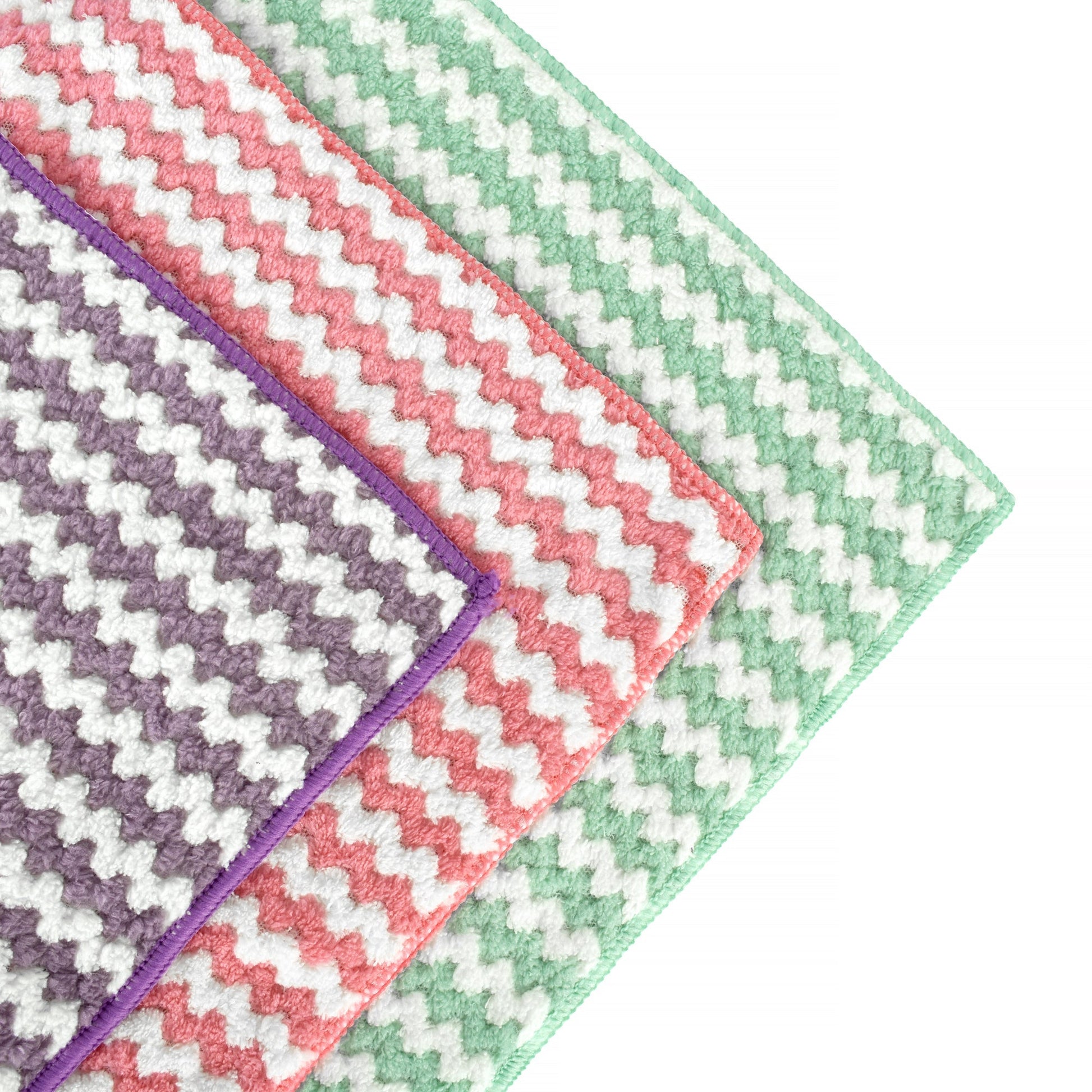 10 Pcs Super Absorbent Reusable Microfibre Cleaning Cloths 30 x 30 cm - Image 5
