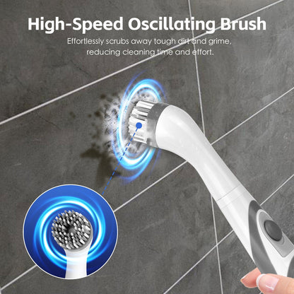 Battery Operated Scrubber Brush with 4 Interchangeable Heads - Image 2
