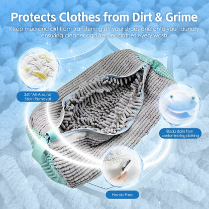 2Pcs Portable Shoe Washing Bag - Image 2