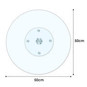 Tempered Glass Lazy Susan 50cm - Image 2