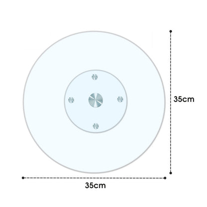 Tempered Glass Lazy Susan 35cm - Image 2