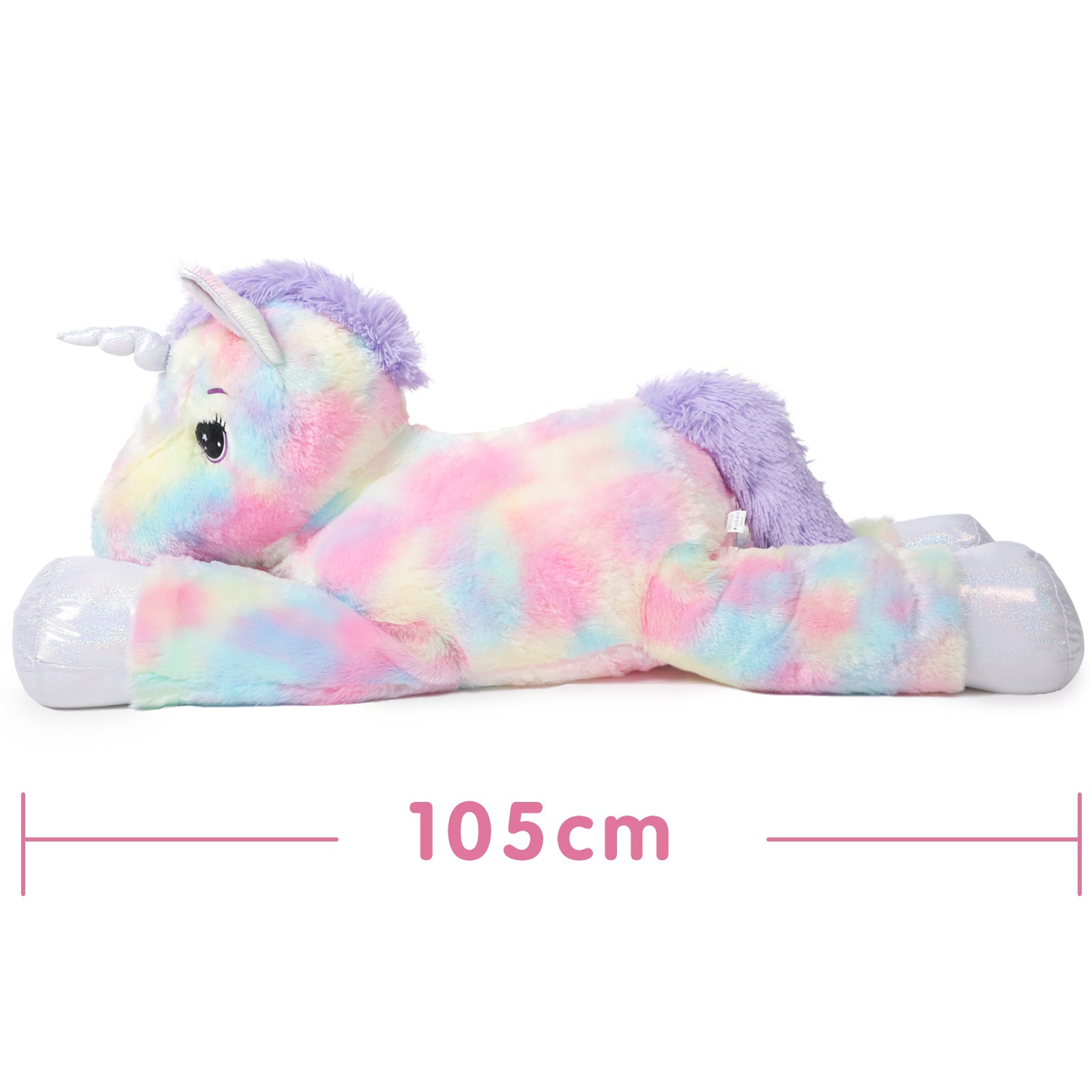 JUMBO PLUSH LYING UNICORN - 105cm - Image 5