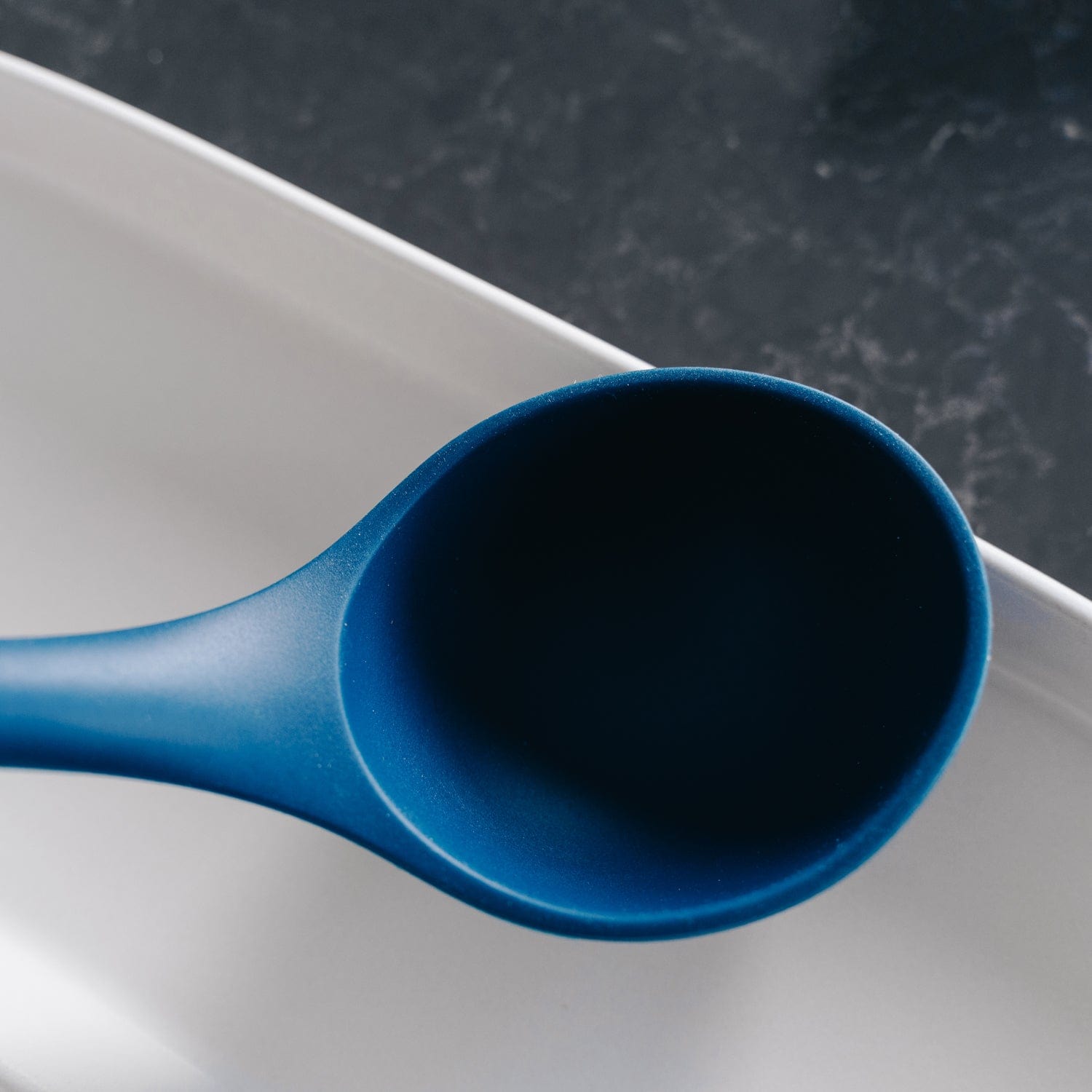 Beechwood & silicone ladle navy - Image 4