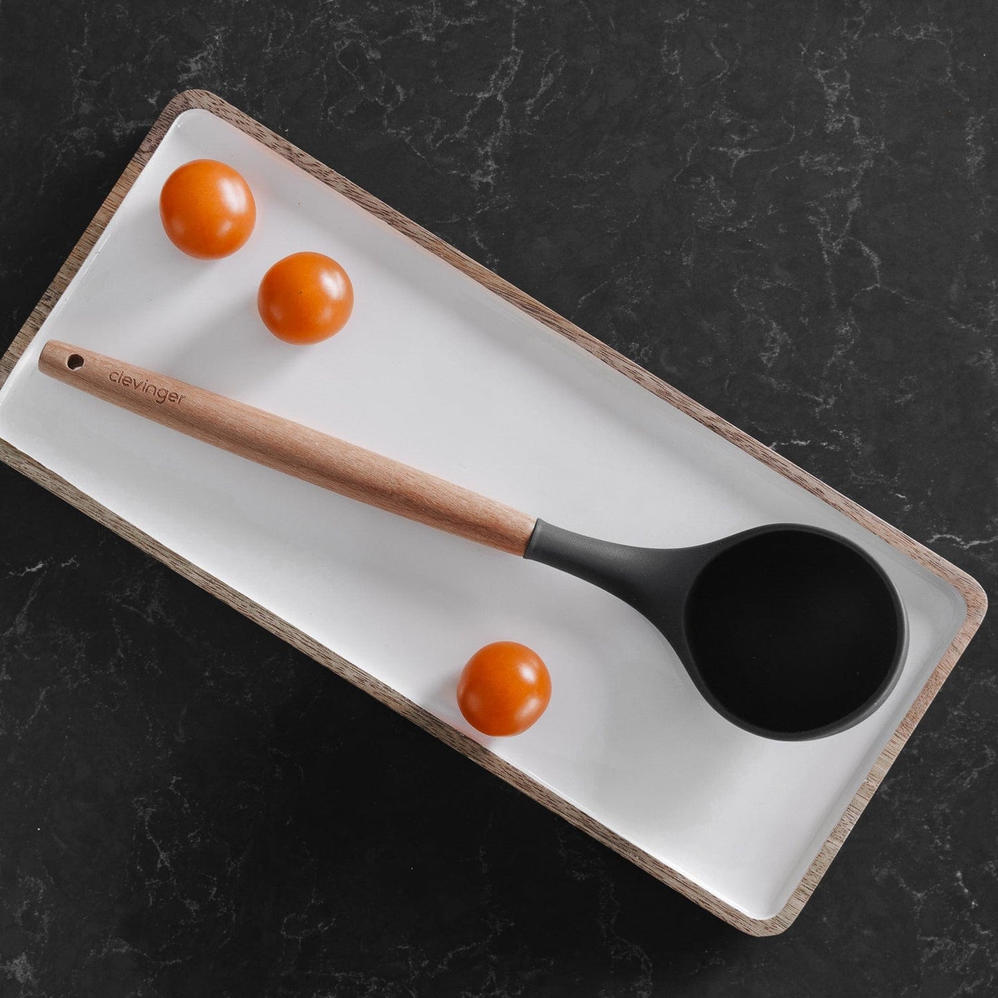 Beechwood & silicone ladle charcoal - Image 3