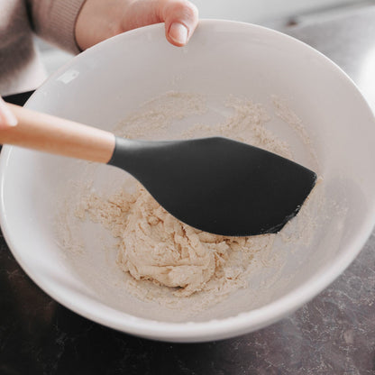Beechwood & silicone spatula charcoal - Image 2