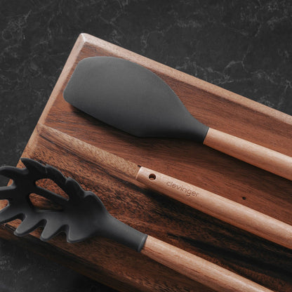 Beechwood & silicone spatula charcoal - Image 3