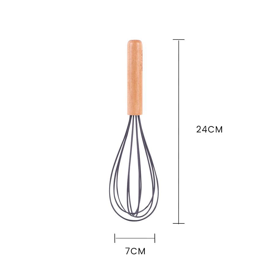Beechwood & silicone whisk charcoal - Image 2
