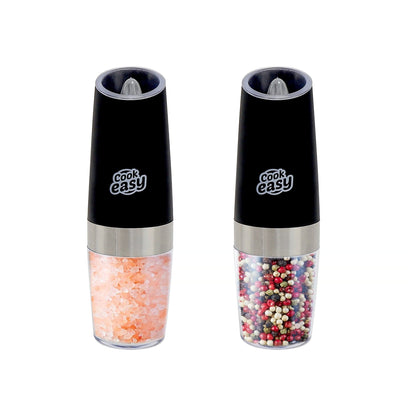 2 Pcs Gravity Sensor Electric Salt and Pepper Spice Grinder - Image 2