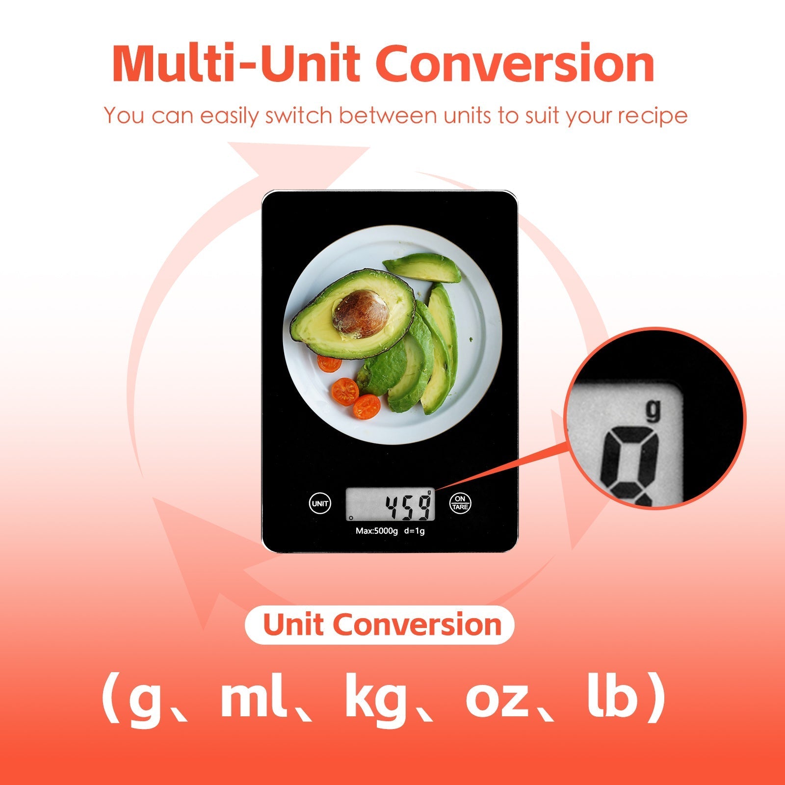 5KG Digital Glass Kitchen Scale - Image 5
