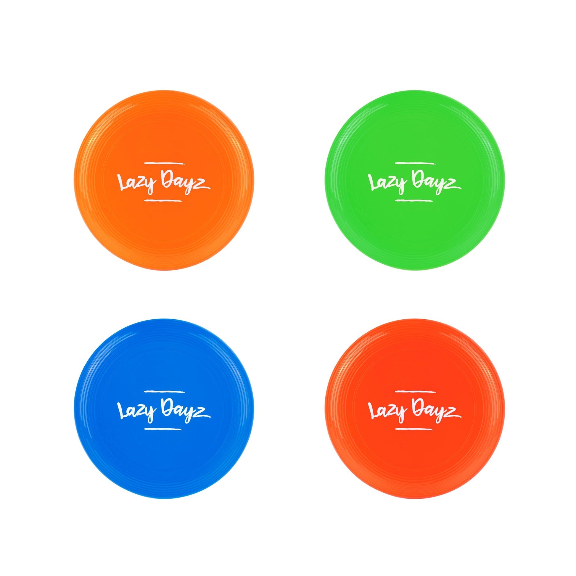 28cm Lazy Dayz Jumbo Neon Beach Frisbee - Orange - Image 4