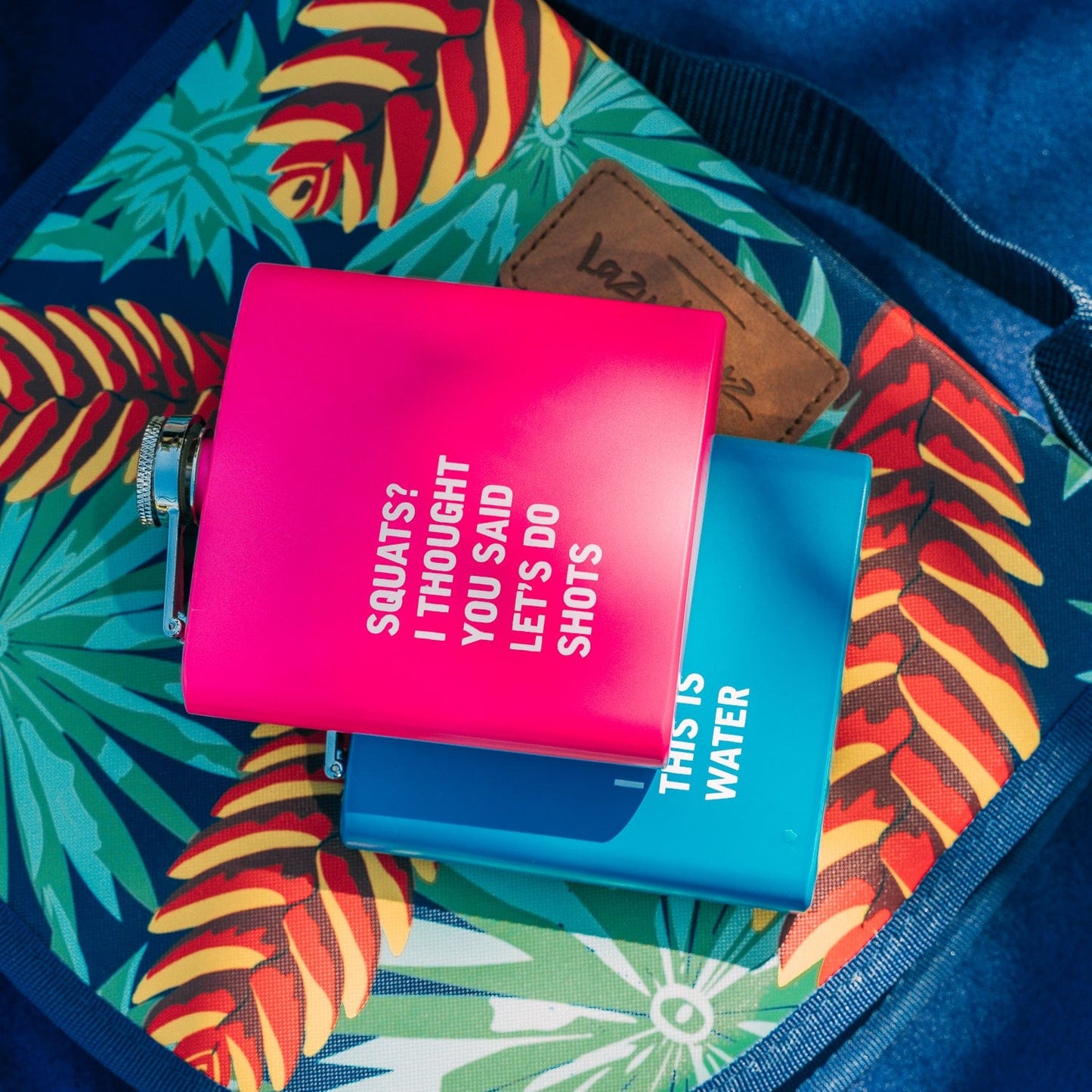 2 Pcs Stainless Steel Hip Flask (175 ml Each) – Funny Quotes, 4 Super‑Bright Colours - Image 2