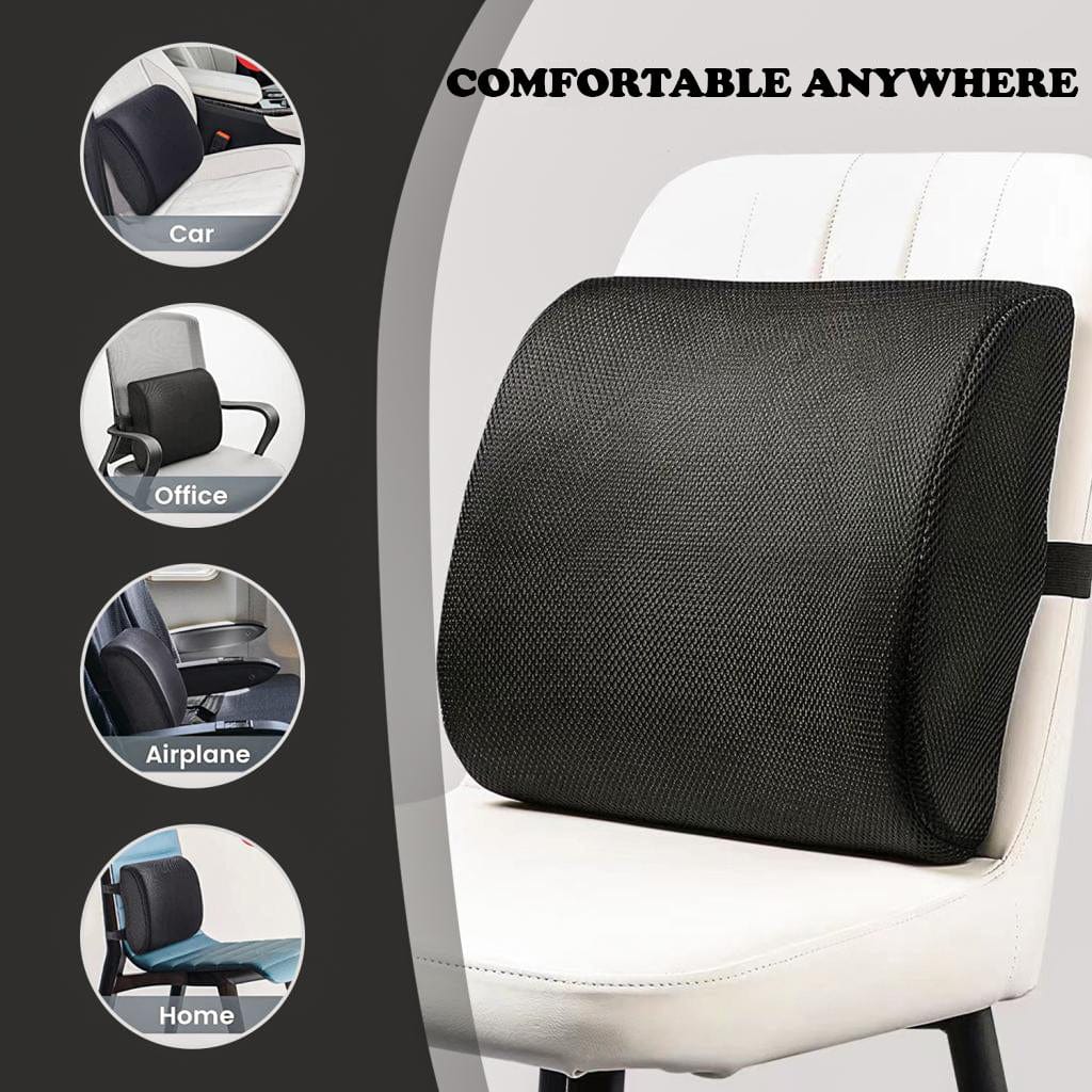 Bamboo Memory Foam Lumbar Support Cushion - Image 5