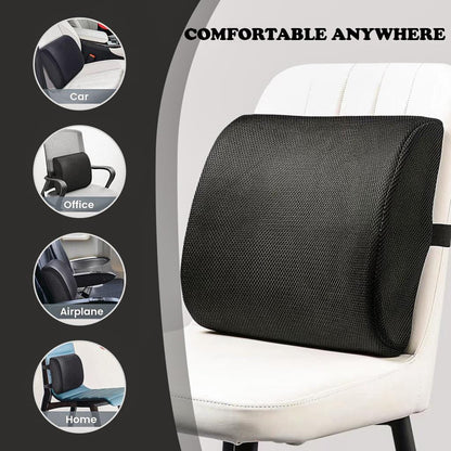 Bamboo Memory Foam Lumbar Support Cushion - Image 5