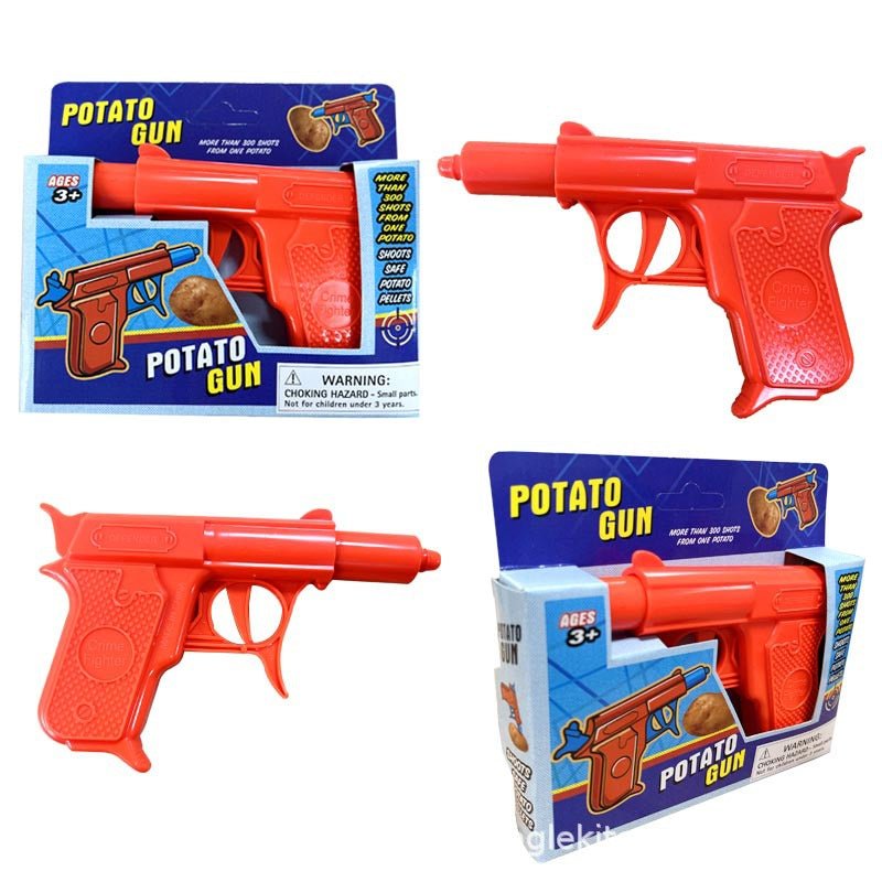 Classic Spud Gun Toy Plastic - Shoot Potatoes Across the Yard! - Image 3