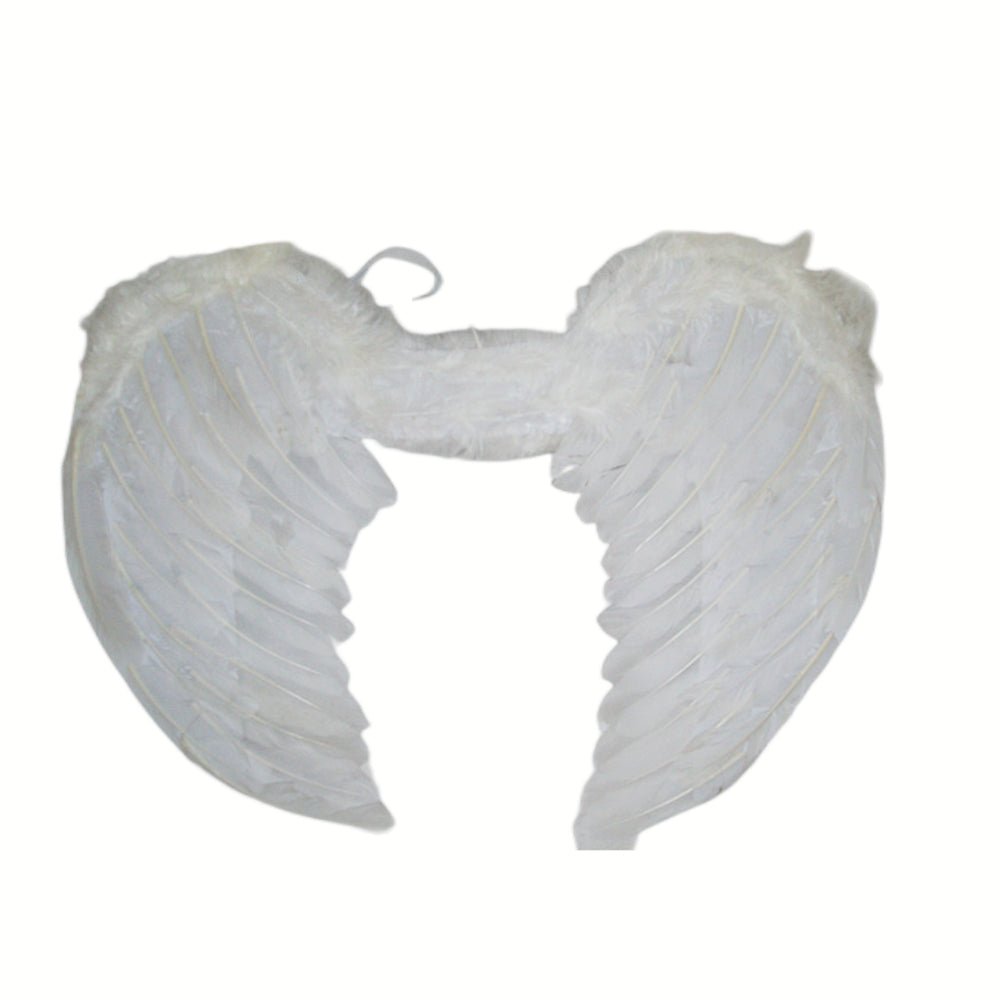 Large feather angel wings assorted colours - Blue - Image 2