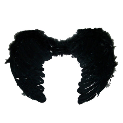 Large feather angel wings assorted colours - Hot pink - Image 3