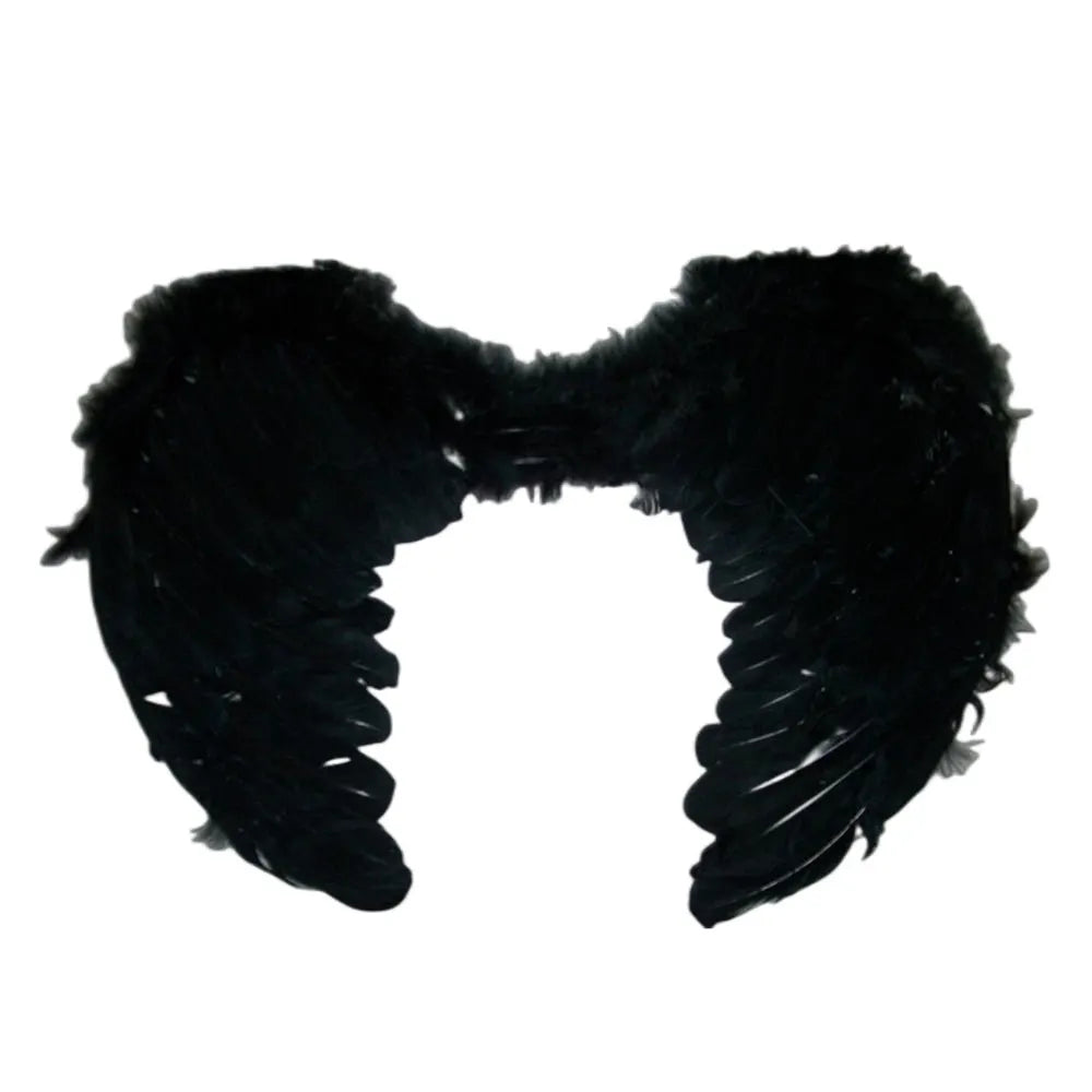 Large feather angel wings assorted colours - Purple - Image 3