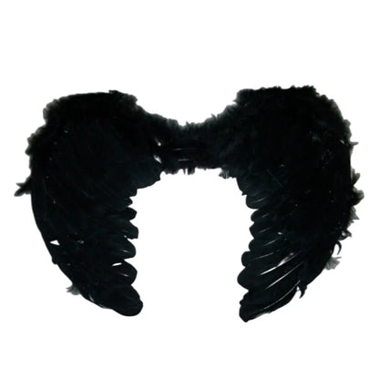 Large feather angel wings assorted colours - Purple - Image 6