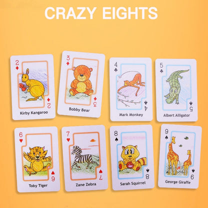 Crazy Eight Hearts Old Maid Fish Educational children card games - Crazy Eight - Image 7