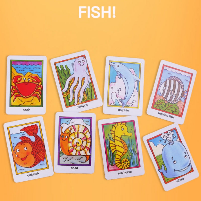 Crazy Eight Hearts Old Maid Fish Educational children card games - Old Maid - Image 9